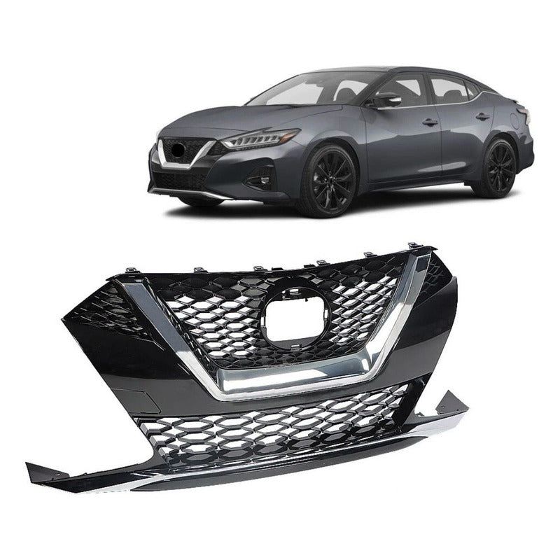 Parrilla Delantera Nissan Máxima 2019 2020 2021 Cromado/negro Mate