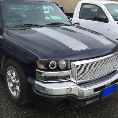 Double Halo Headlights GMC Yukon Sierra 1999 to 2006