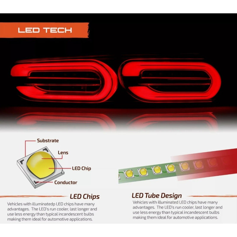 Calaveras Led Secuencial Chevrolet Camaro 2016 a 2018