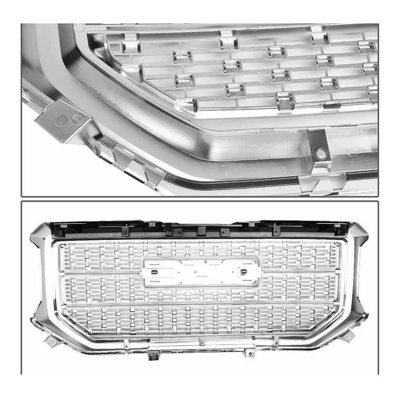 Chrome Grille GMC Sierra 1500 2016 to 2018