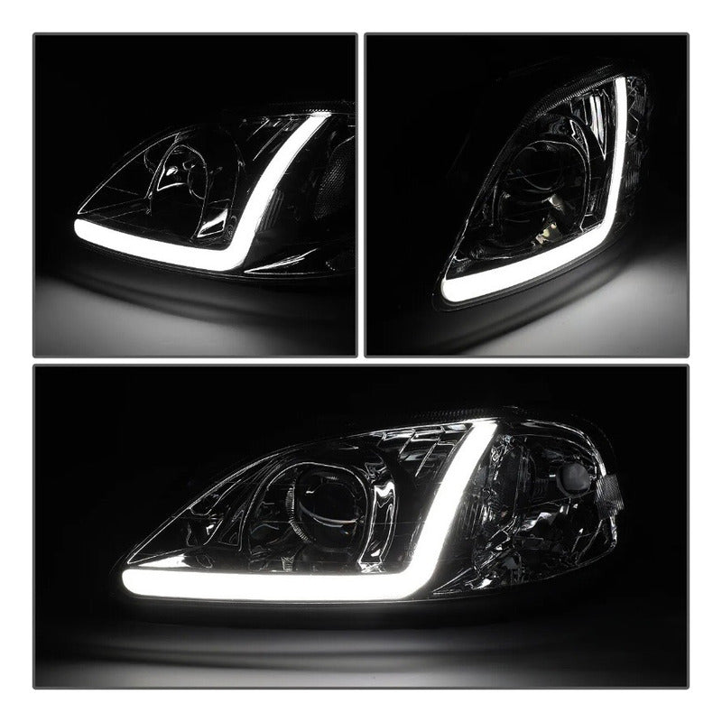Faros Led Honda Civic Ahumados 1999 2000