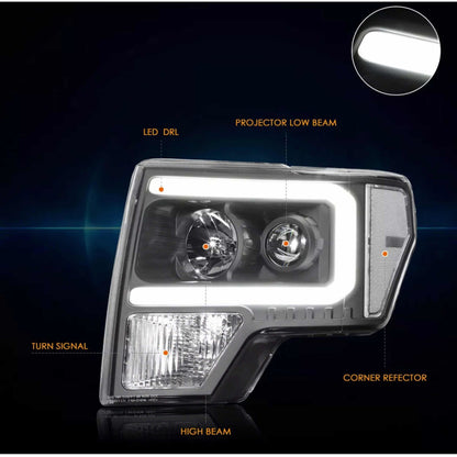 Faros Led Lobo F-150 2009 2010 2011 2012 2013 2014