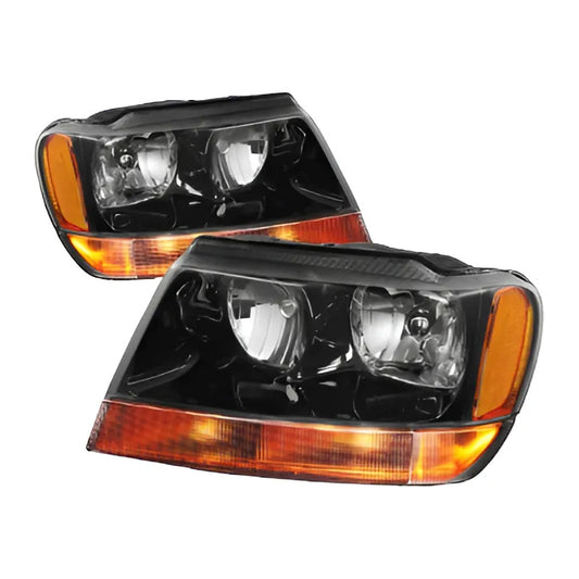 Faros Jeep Grand Cherokee 1999 2000 2001 2002 2003 2004 Ambos Lados