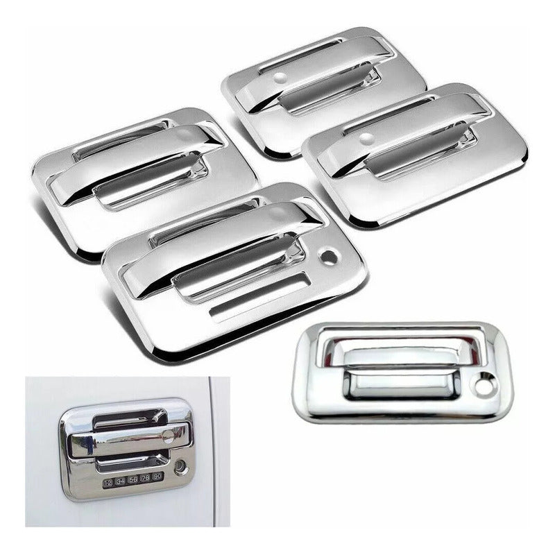 Cubiertas Cromadas Manijas F-150 Lobo 2004 2005 2006 A 2014