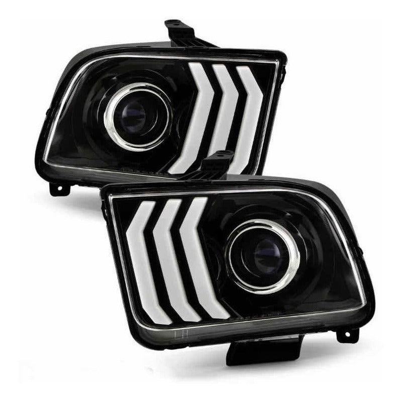 Par De Faros Led Ford Mustang 2005 2006 2007 2008 2009