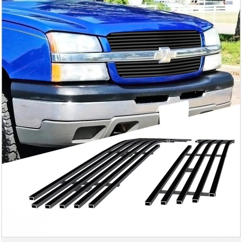 Rejillas Silverado 1500/avalanche 2002 2003 2004 2005 Negro
