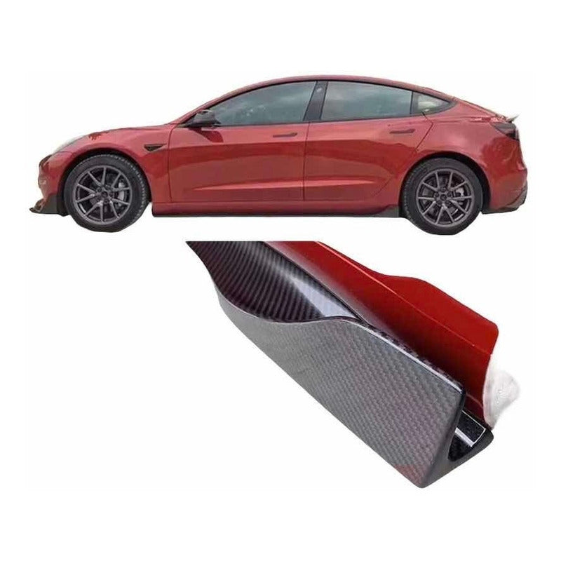 Estribos Fibra De Carbono Tesla Model 3 2017 a 2022