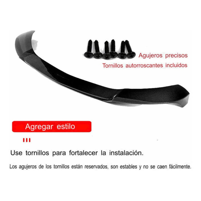 Lip Fibra Carbono Mb W205 C205 C250 C300 C43 2015 2016 2017