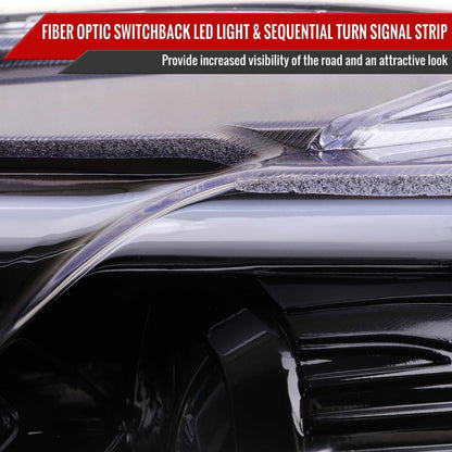 Faros Led Ford Fusion Switchback 2013 2014 A 2016 Cromados