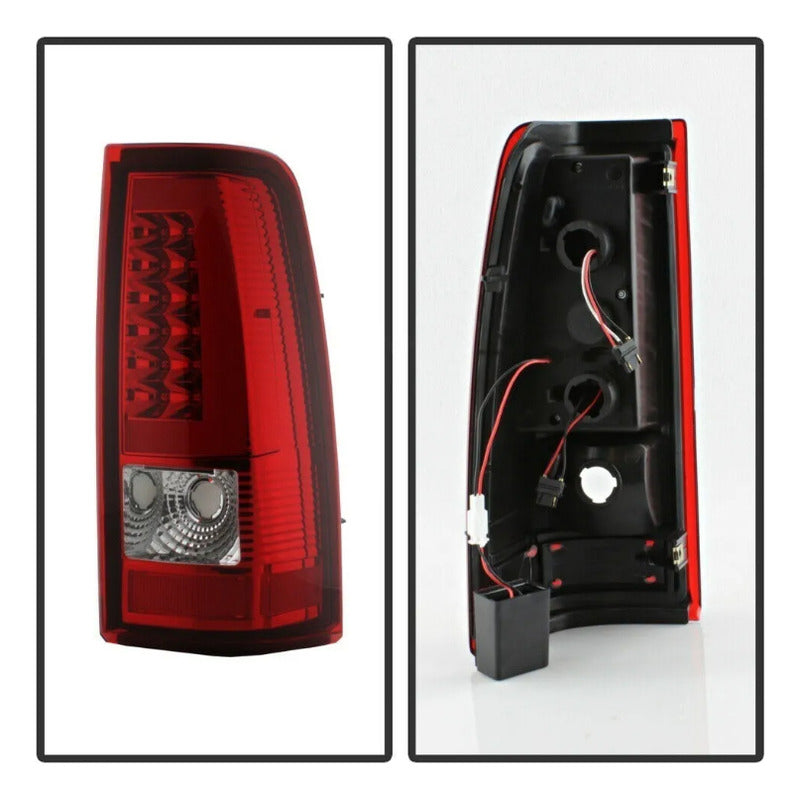 Calaveras Chev Silverado Led 1500 1999 2000 2003 2004 A 2006 Ambos Lados Transparente