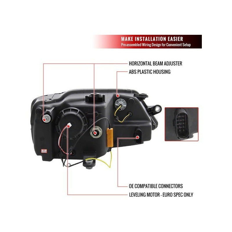 Faros Led Vw Jetta Mk6 Led 2011 2012 2013 2014 2015 A 2018