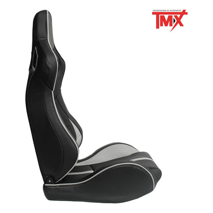 Pair of Universal PVC Racing Style Seats