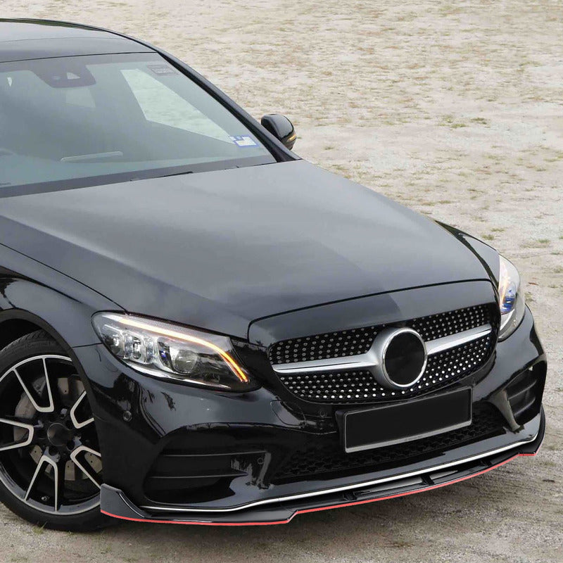 Lip Mercedes Benz W205 2019 2020 Negro Brillante