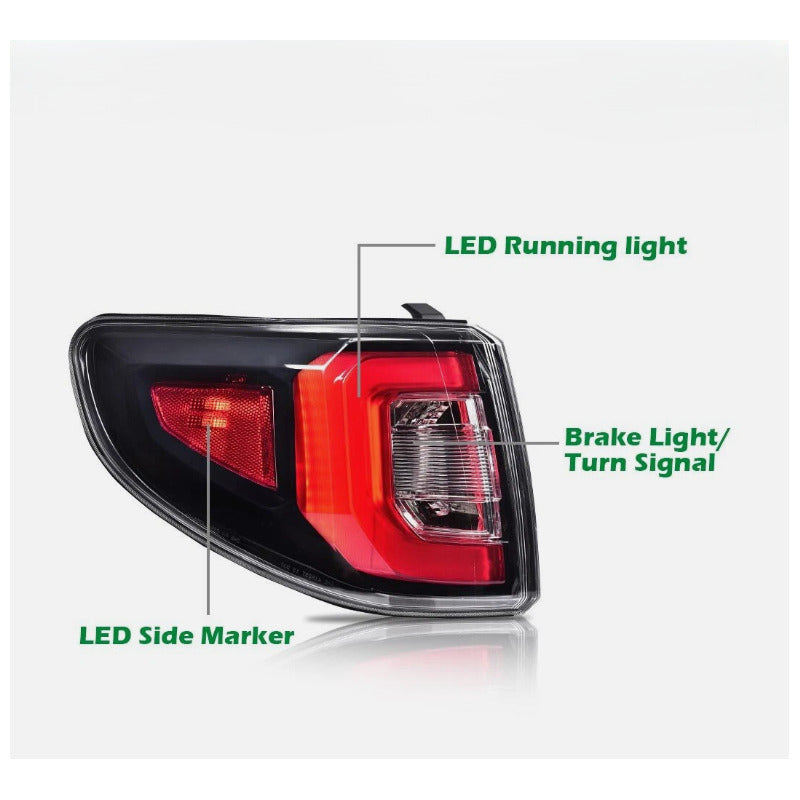 Calavera Led Izquierda Gmc Acadia 2013 2014 2015 2016 Izquierdo/conductor Transparente