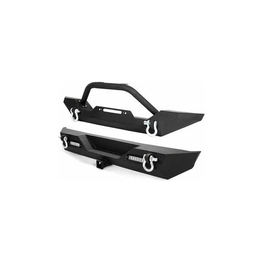 Par De Defensas Para Jeep Wrangler Tj Yj 87-06 Con Luces Led