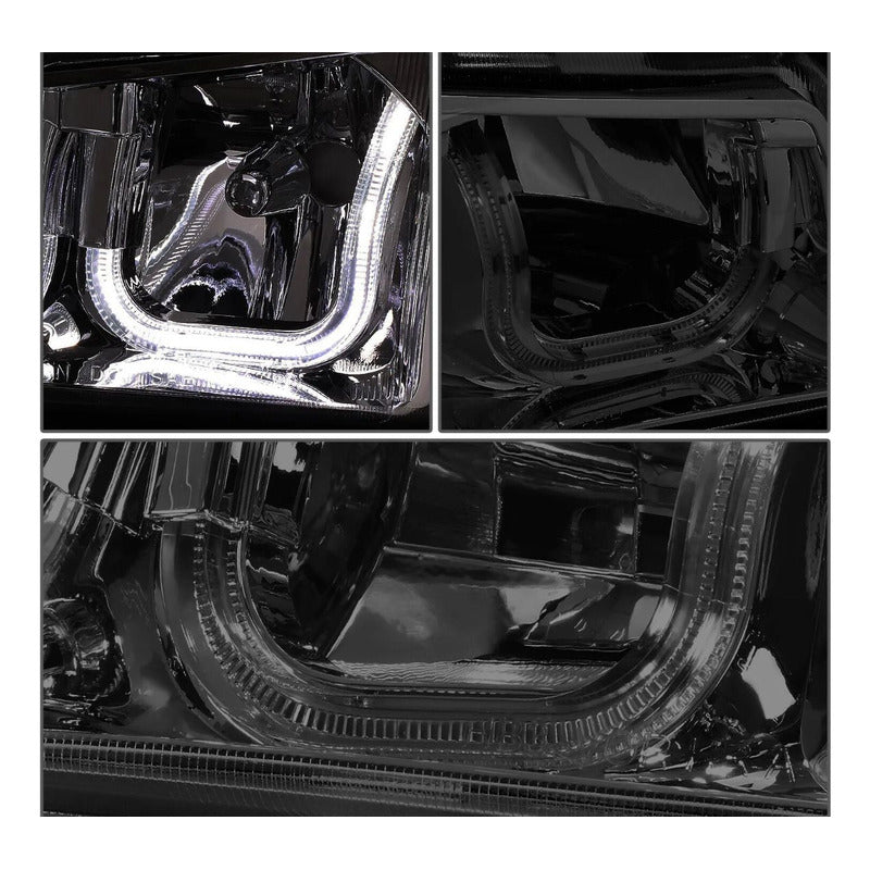 Led Drl Headlights Chevrolet Silverado Avalanche 2003 to 2007