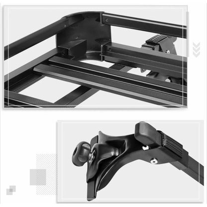 Kit Canastilla Con Barras Portaequipaje Aluminio 50 X 38