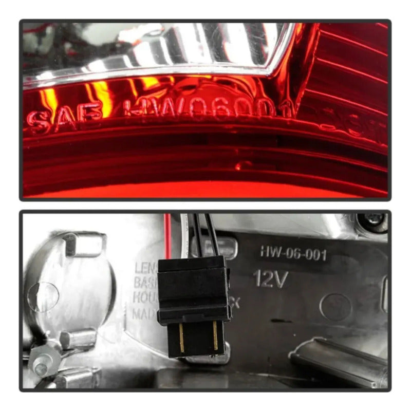 Par Calaveras Led 1999-2007 F250 F350/f450 Sd 1997-2003 F150 Rojo
