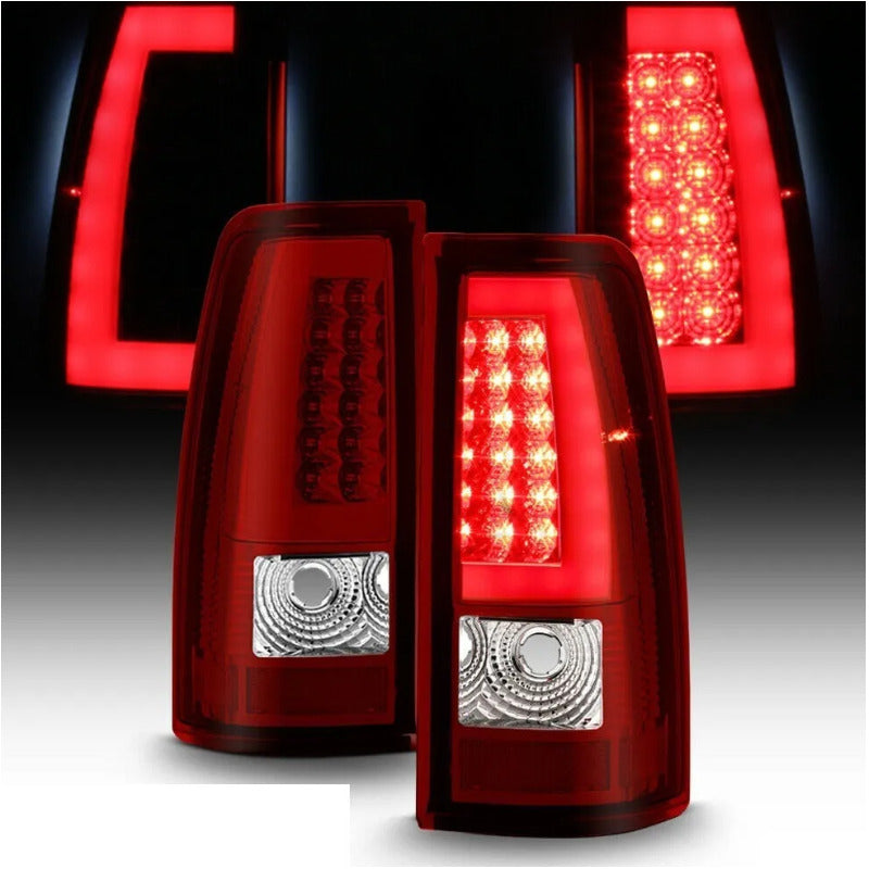 Calaveras Chev Silverado Led 1500 1999 2000 2003 2004 A 2006 Ambos Lados Transparente