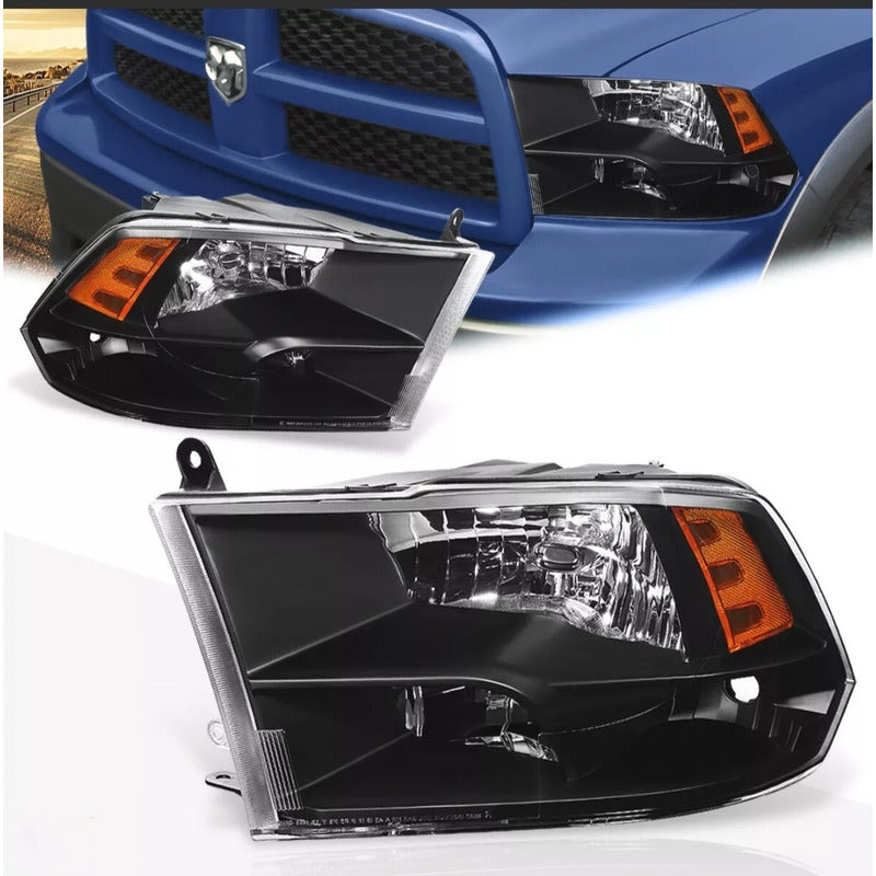 Faros Dodge Ram 2009 2010 2011 2012 2013 2014 2015 A 2018