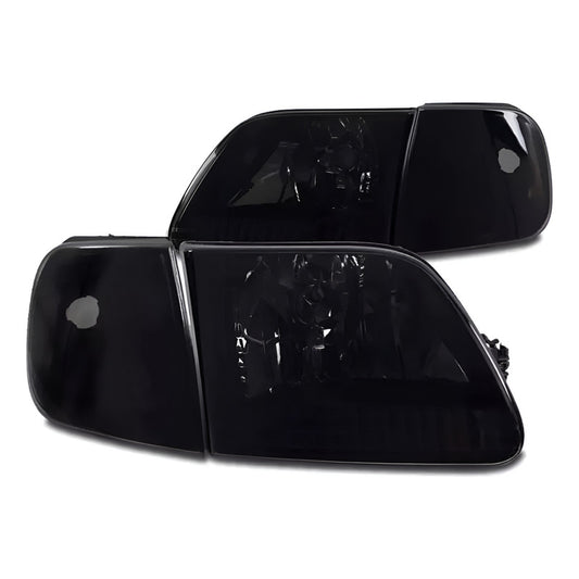 Faros Delanteros Ford F-150 Lobo Expedition 1997 A 2002 Ambos Lados