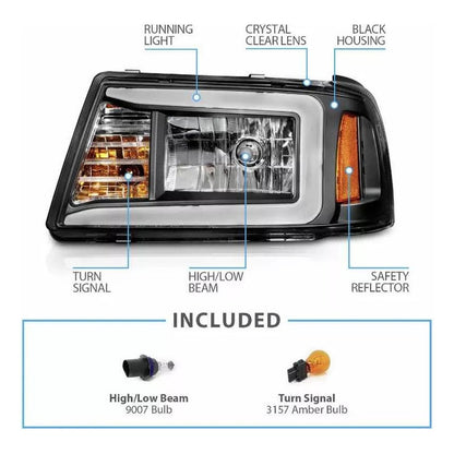 Led headlights Ford Ranger 2001 to 2011