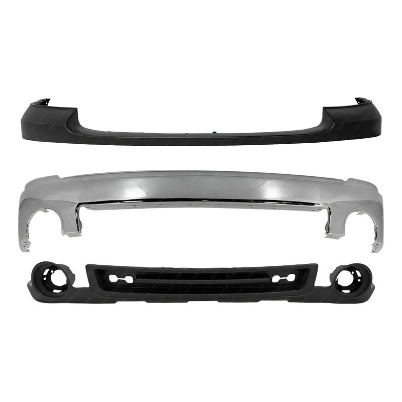 Kit De Facia Delantera Gmc Sierra 1500 2007 2008 A 2013 Negro