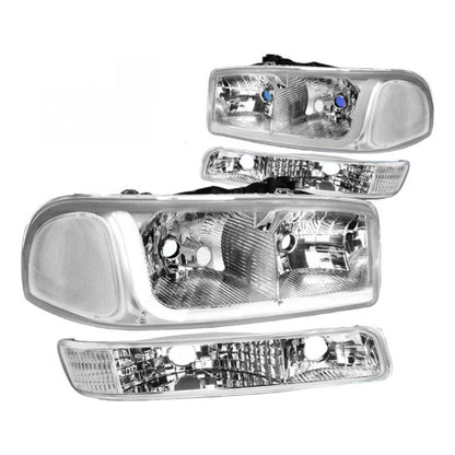 Led Drl Headlights GMC Sierra Yukon 1999 to 2006