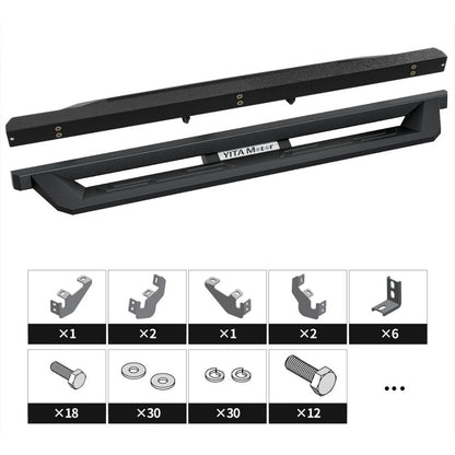 Estribos Laterales Ford Bronco 2021 2022 A 2024 Negro