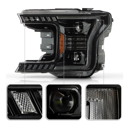 Faros Led Drl  Ford F-150 2018 2019 2020 Par Ambos Lados