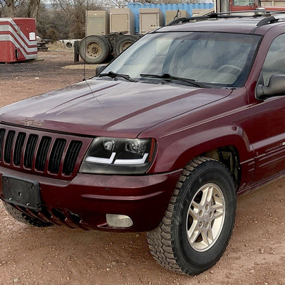 Faros Led Jeep Grand Cherokee 99 2000 2001 2002 A 2004