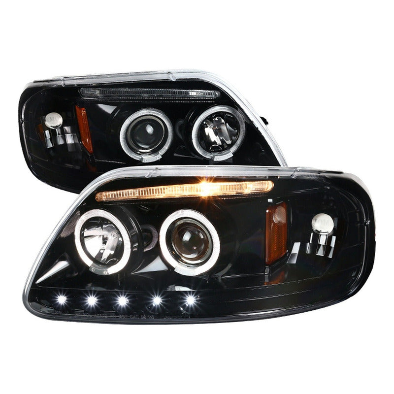 Faros Led Halo Ford F 150 Expedition 1997 2000 2001 A 2004