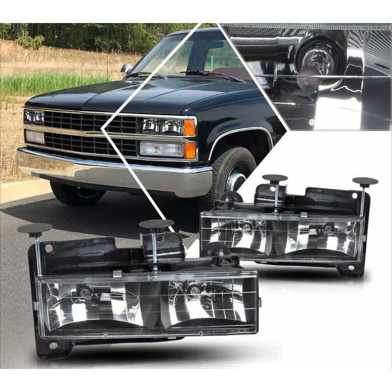 Par De Faros Chev/gmc C/k Suburban 1988 1989 1990 A 1999