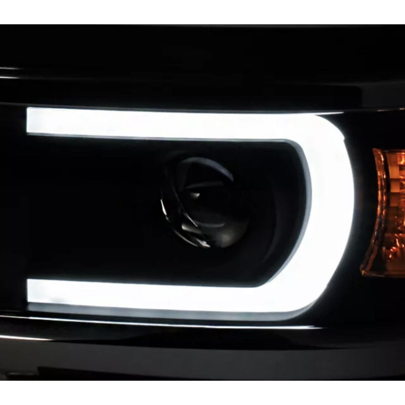 Faros Led Silverado 1500 Negro 2014 2015