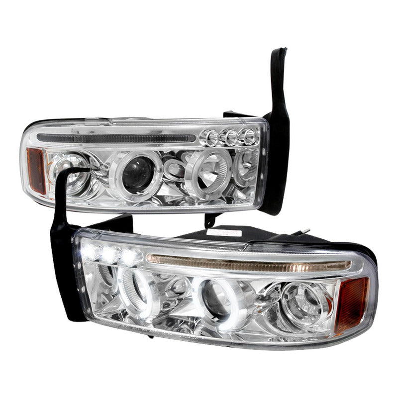 Ram 1500 Dual Halo LED Headlights 1994 to 2001