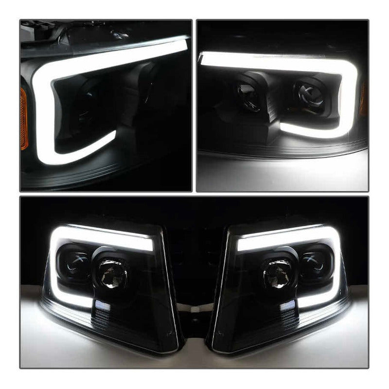 Par De Faros Led Ford F-150 Lincoln Mark 2004 2005 A 2008