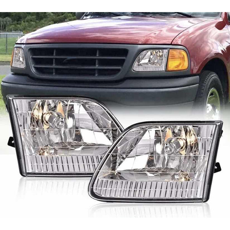 Headlights F-150 Lobo Expedition 1997 1998 1998 1999 To 2003