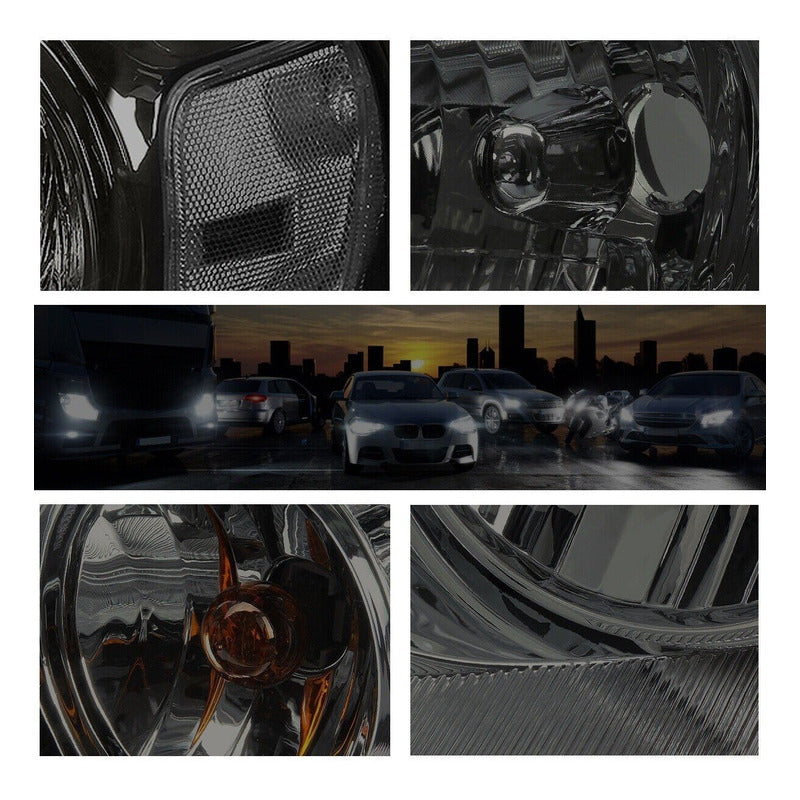 Smoked Headlights Ford F-150 Lobo 2004 to 2008