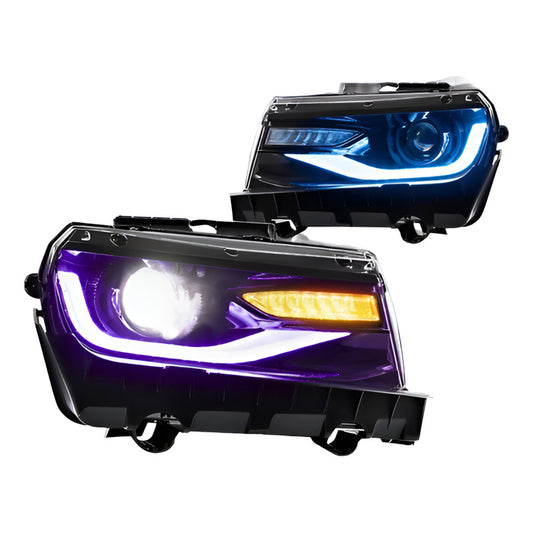 Faros Led Drl Secuencial Chevrolet Camaro 2014 2015