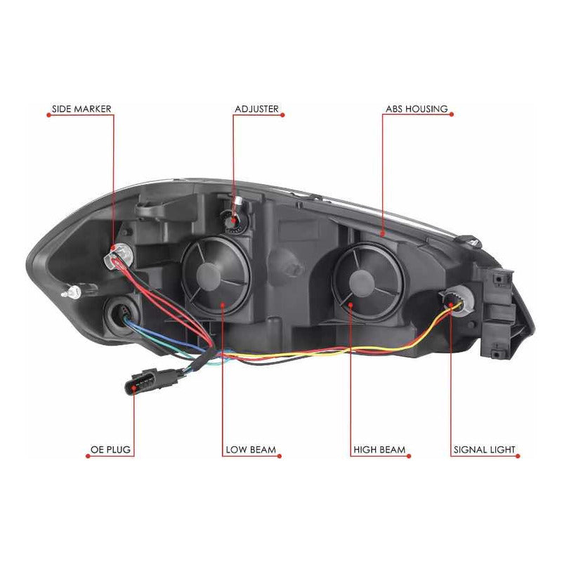 Chevrolet Impala Monte Carlo headlights 2006 to 2016