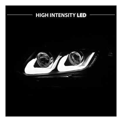 Faros Led Negros Honda Civic 2012 2013 2014 2015