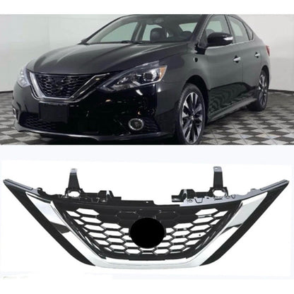 Parrilla Delantera Nissan Sentra Cromada 2006 2007 A 2018 Cromado Brillante