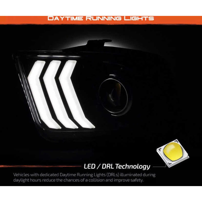 Par De Faros Led Ford Mustang 2005 2006 2007 2008 2009