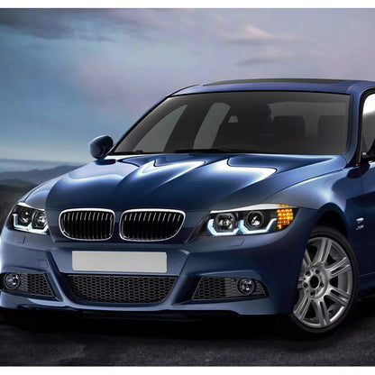 Faros Led Halo Bmw E90 Serie 3 2009-2012 Derecho