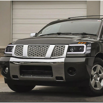 Faros Led Drl Para Nissan Titan Armada 2004 2005 2006 A 2015