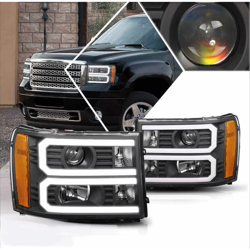 Par De Faros Led Gmc Sierra 2007 2008 2009 2010 2011 A 2014