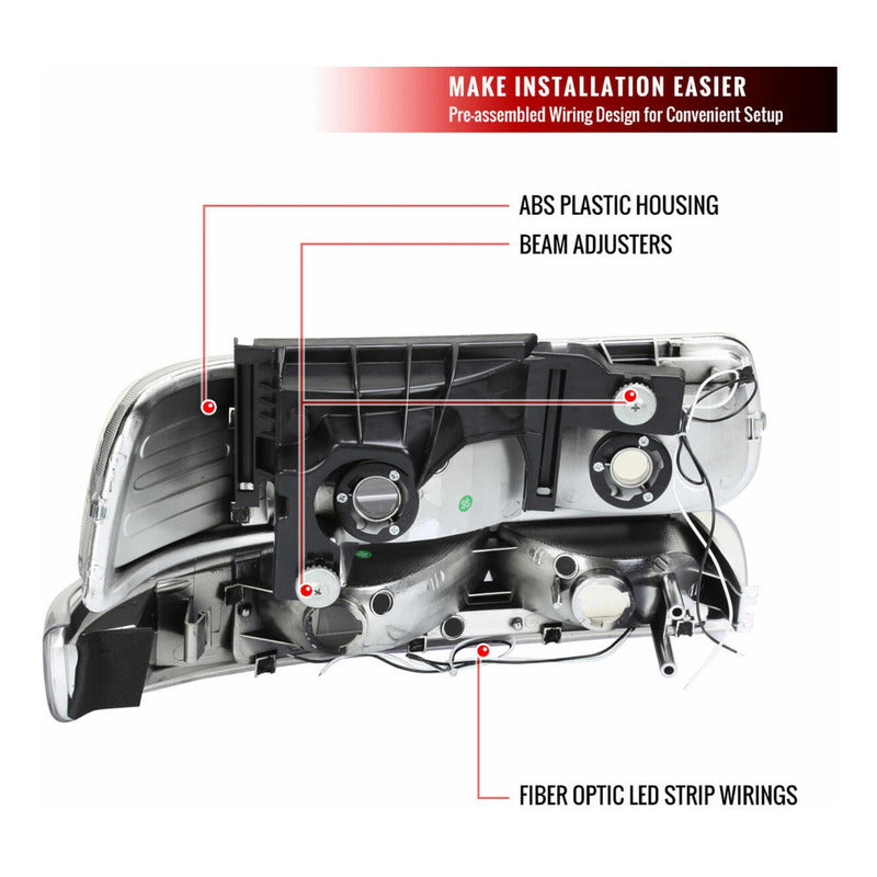 Faros Led Silverado Suburban Cheyenne Tahoe 1999-2002