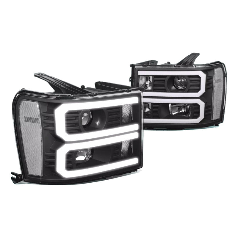 Led Drl Headlights GMC Sierra 2007 to 2014