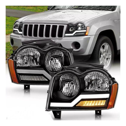 Faros Delanteros Led Jeep Gran Cherokee 2005 2006 2007