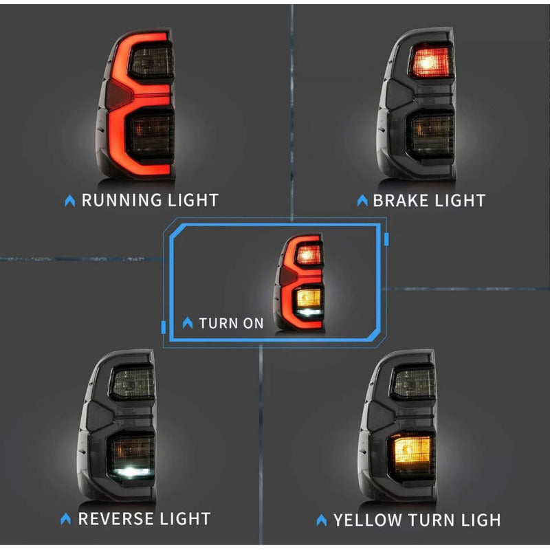 Calaveras Led Hilux 2015 a 2020